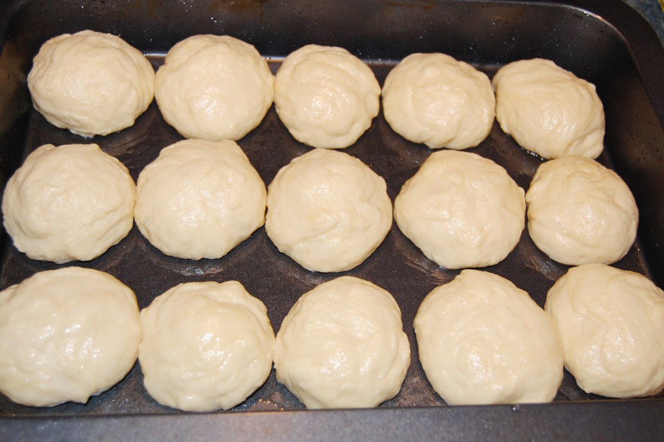 разделка булочек